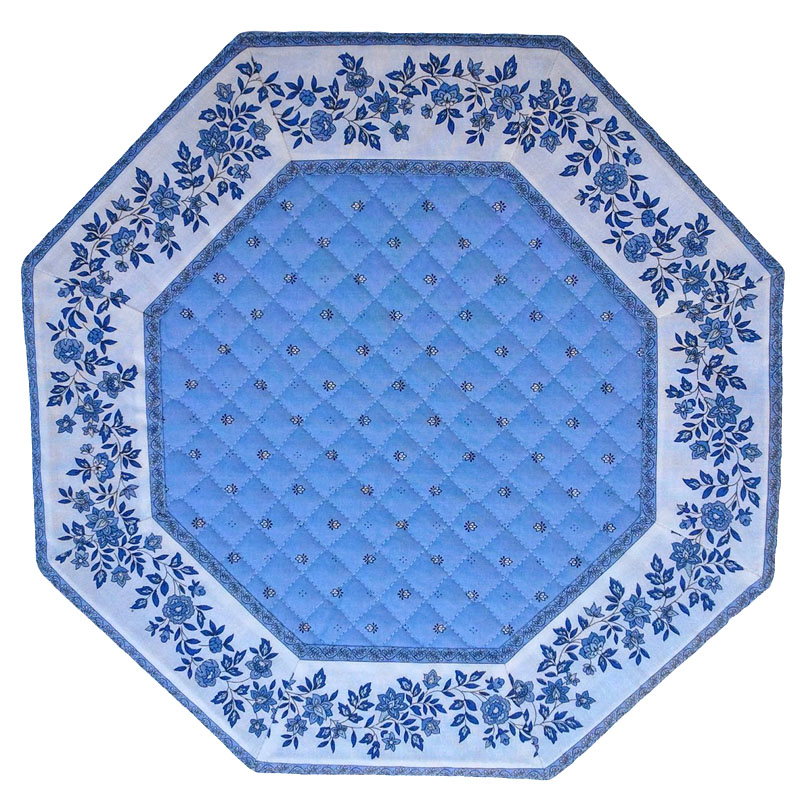 Placemats Octogonal Bordered (Calissons Fleurette.lavender blue) - Click Image to Close